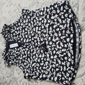 WHBM Print Sleeveless Blouse